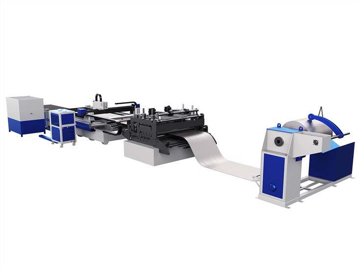 Máquina de corte a laser de bobina de aço