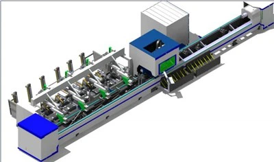 Cortador automático a laser de fibra CNC de metal 1500w 2000w 4000w 6000w preço da máquina de corte a laser de tubo de tubo para chapa de alumínio de aço inoxidável